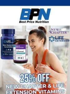 50% OFF Preworkouts & 25% OFF Vitamins