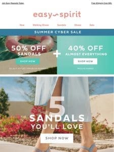 ? 50% OFF Sandals! | The BIG July Sale Starts Today