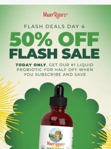 50% off our best-selling probiotic