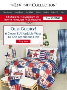 6 Clever & Affordable Ways To Add Americana Flair!