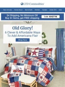 6 Clever & Affordable Ways To Add Americana Flair!