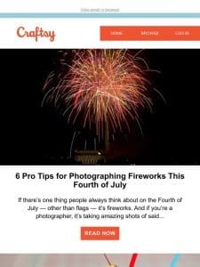 6 Pro Tips for Photographing Fireworks