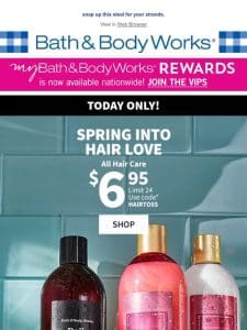 $6.95 is “hair” ? today， gone tomorrow. ?