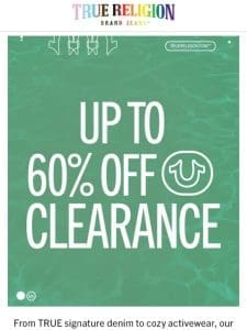 60% OFF CLEARANCE: SELLING FAST