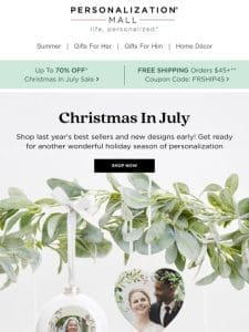 70% Off Christmas In July Sale Starts Now