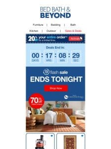 72-Hour Flash Deals End Tonight ?