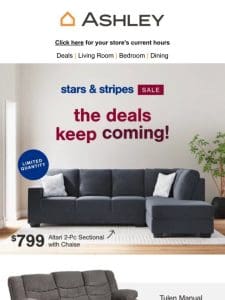 $799 Sofa Sectionals – Limited Time Offer!  ️