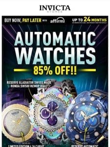 ?85% OFF AUTOMATICS & Watch Bundles???