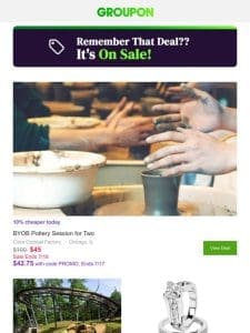 A Deal You Viewed is Now on Sale