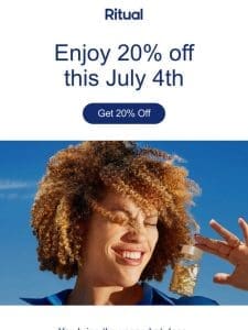 A July 4th offer just for you