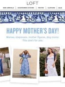 A Mother’s Day treat: 50% off today only ?