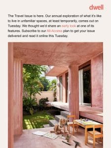 A Pink Concrete Palace in Bali