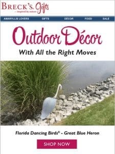 A “great blue” gift for bird lovers…