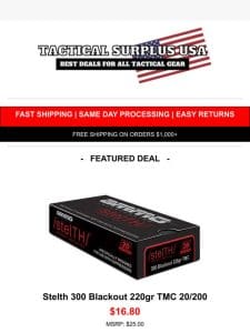 AMMO INC On Sale Today – Over 25% Off