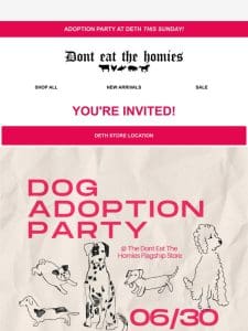 Adoption Party At Our Store