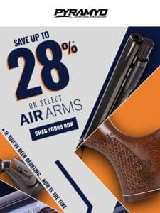 Air Arms: Up to 28% OFF