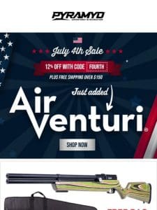 Air Venturi Joins The Sale!