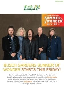 All-New Summer of Wonder Starts This Friday