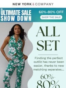 All Set? New Matching Separates For Instant Style!