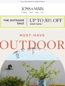All in on these outdoor collections ?