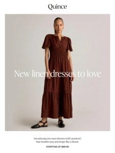 All the new linen dresses you need at prices you’ll love