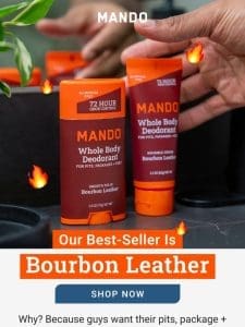 ? And the best-selling Mando scent is _____