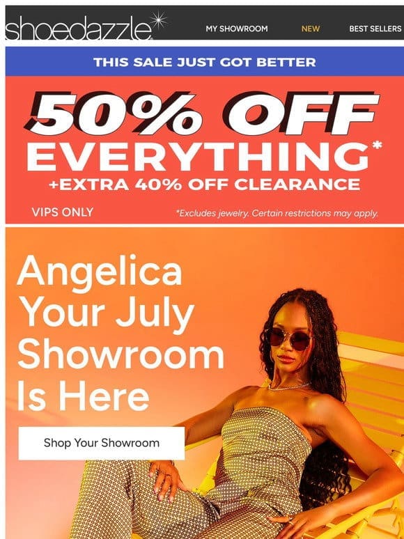 Angelica， Your New July Showroom Is Ready!