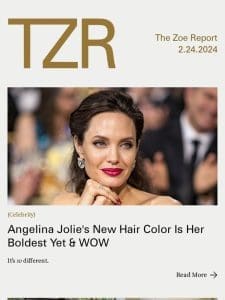 Angelina Jolie’s New Hair Color Is her Boldest Yet & WOW