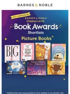 Announcing our 2024 Children’s & YA Book Awards Shortlists