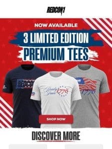 [Apparel Drop]  Three brand new premium shirts