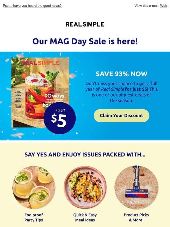 (Approved!) Save BIG With Our MagDay Sale!