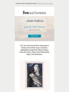 Arader Galleries | June 22， 2024 Auction