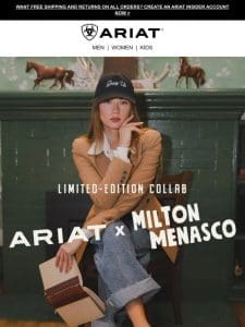 Ariat x Milton Menasco Has Arrived