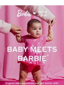 Aww， baby’s first Barbie™️ outfit!