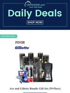 Axe and Gillette Bundle Gift Set | Men’s 7D Electric Razor | Google® Pixel 8 Pro 5G Smartphone