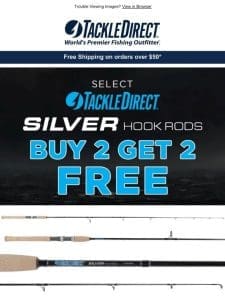 ???B2G2 FREE Silver Hook Rods