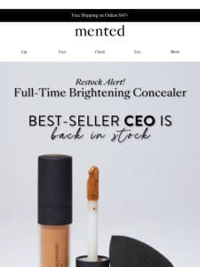 BACK IN STOCK ALERT: Concealer