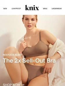 BACK IN STOCK: The bra that sold out TWICE