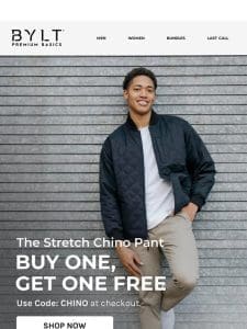 BOGO: The Chino Pant