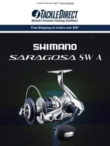 Back In-Stock: Shimano Saragosa SW Reels