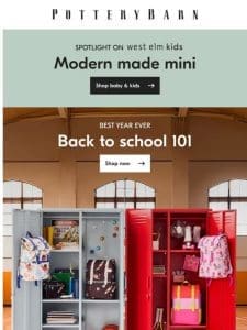 Back to school with West Elm Kids