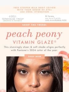 Be On-trend with Peach Peony ?