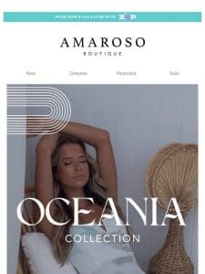 Beachy Bliss Meets Urban Chic ? Introducing the Oceania Collection. . .