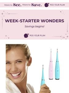 Beat the Blues! Week-Starter Wonders on Sale!