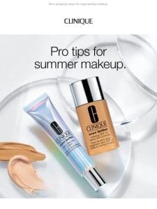 Beat-the-heat makeup tips inside.