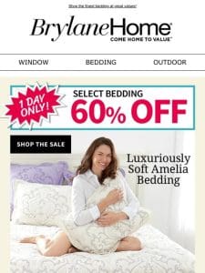 Bedding SALE! Don’t Miss 60% OFF Today Only