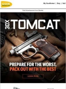 Beretta 30x TOMCAT: Prepare for the worst， Pack out with the best.