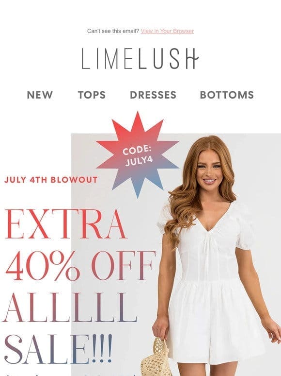 Best For Last   EXTRA 40% OFF Allllll Sale!!!
