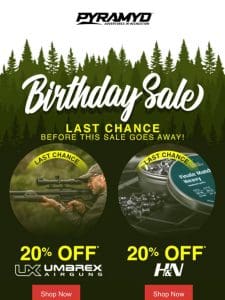 Birthday Sale [ EXCLUSIVE ] Ending