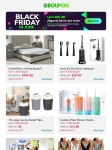 ? Black Friday in June: Up to 80% Off ?